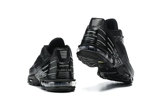 Nike Air Max Plus Tuned Black Silver Red Yellow Lifestyle Sneakers 12
