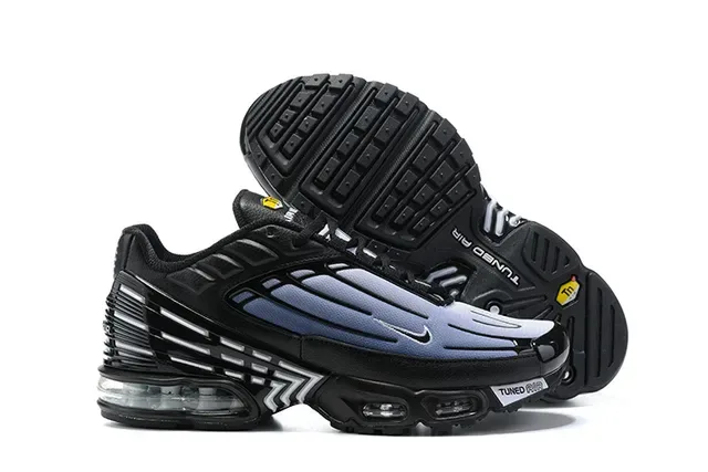 Nike Air Max Plus Tuned Black Silver Red Yellow Lifestyle Sneakers 15