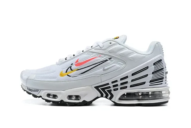 Nike Air Max Plus Tuned Black Silver Red Yellow Lifestyle Sneakers 20