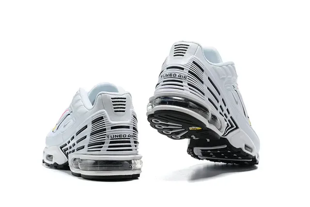 Nike Air Max Plus Tuned Black Silver Red Yellow Lifestyle Sneakers 24
