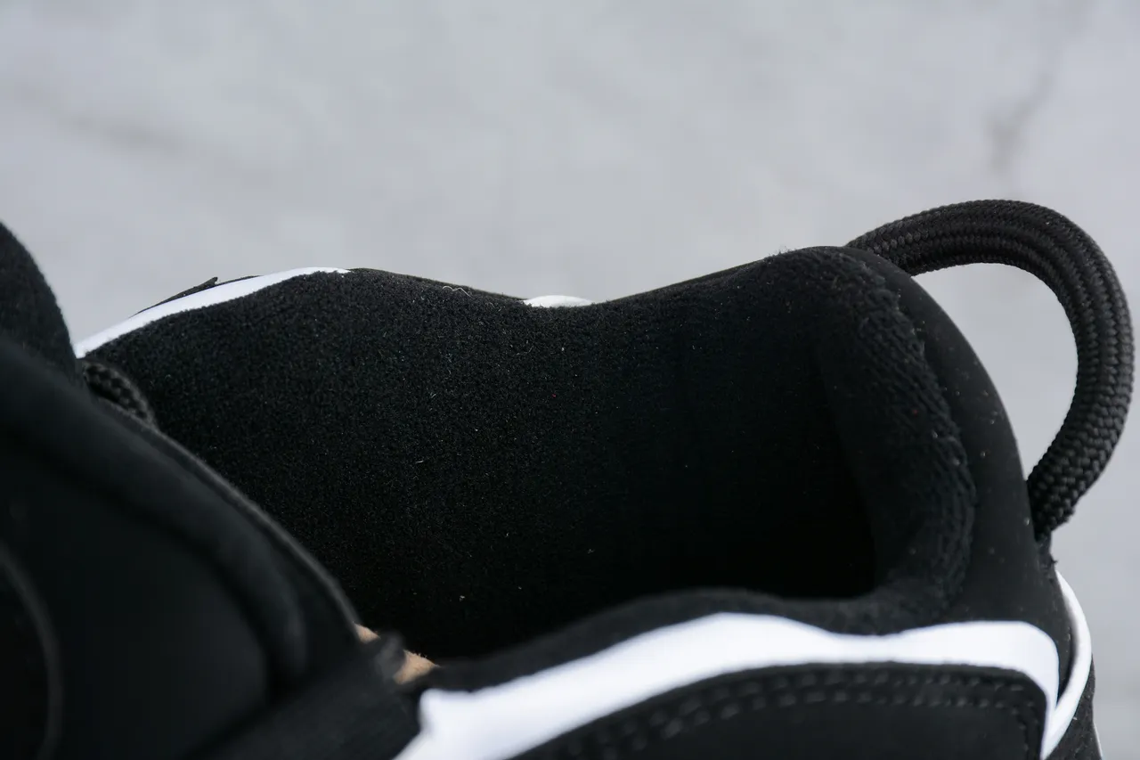 Nike Air More Uptempo Black White Basketball Shoes 2