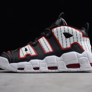 Nike Air More Uptempo 黑色 白色 红色 篮球鞋