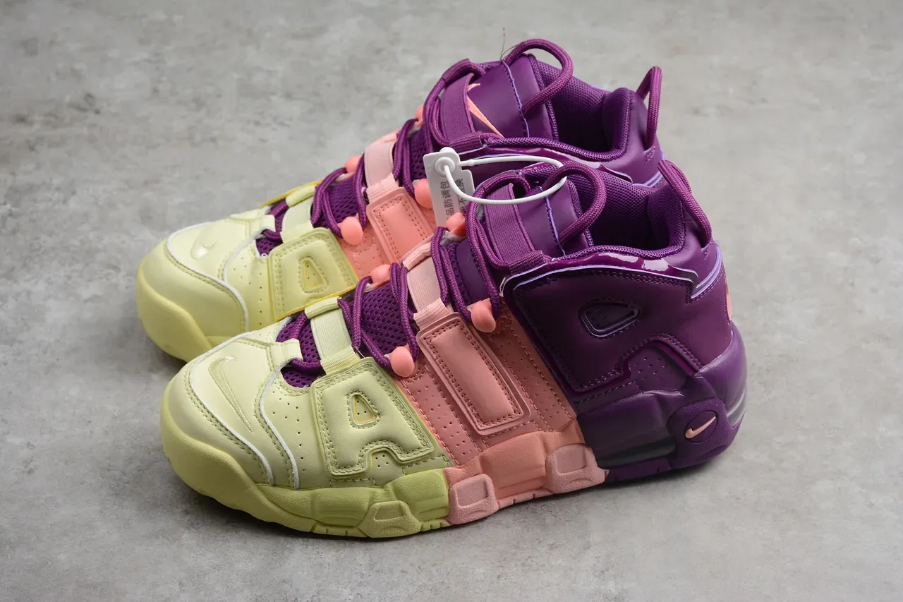 Nike Air More Uptempo Multicolor Segment 篮球鞋 9