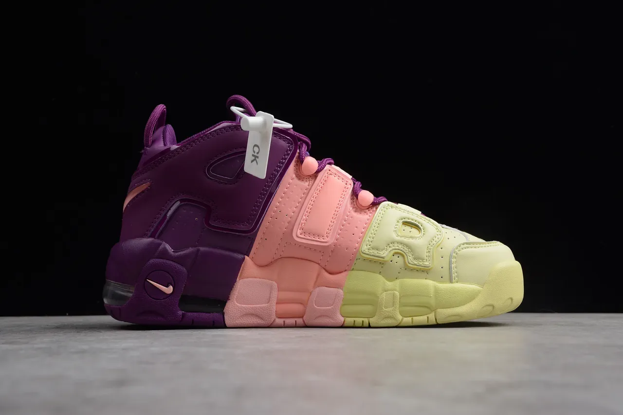 Nike Air More Uptempo Multicolor Segment 篮球鞋 13