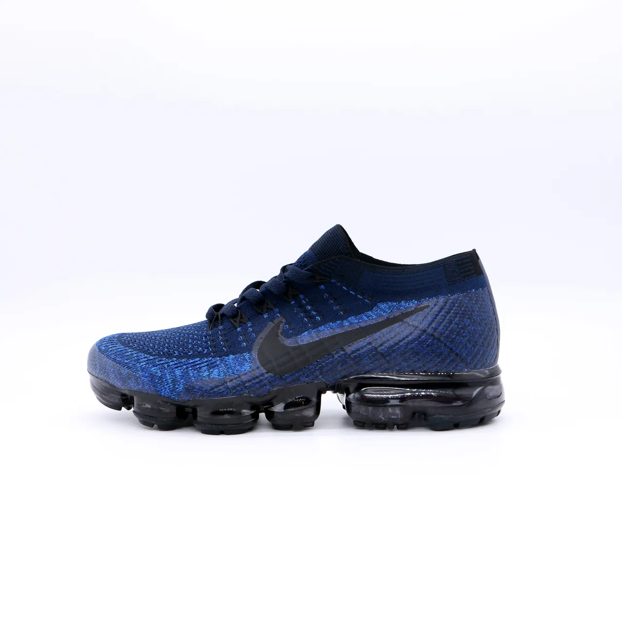 Nike Air VaporMax Flyknit Blue Black Running Shoes 3