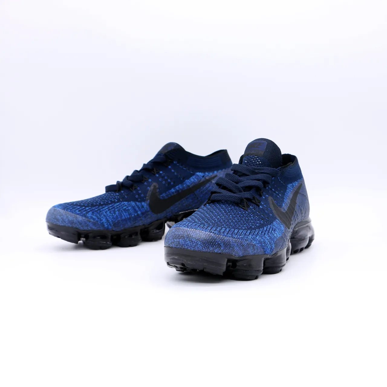 Nike Air VaporMax Flyknit Blue Black Running Shoes 5