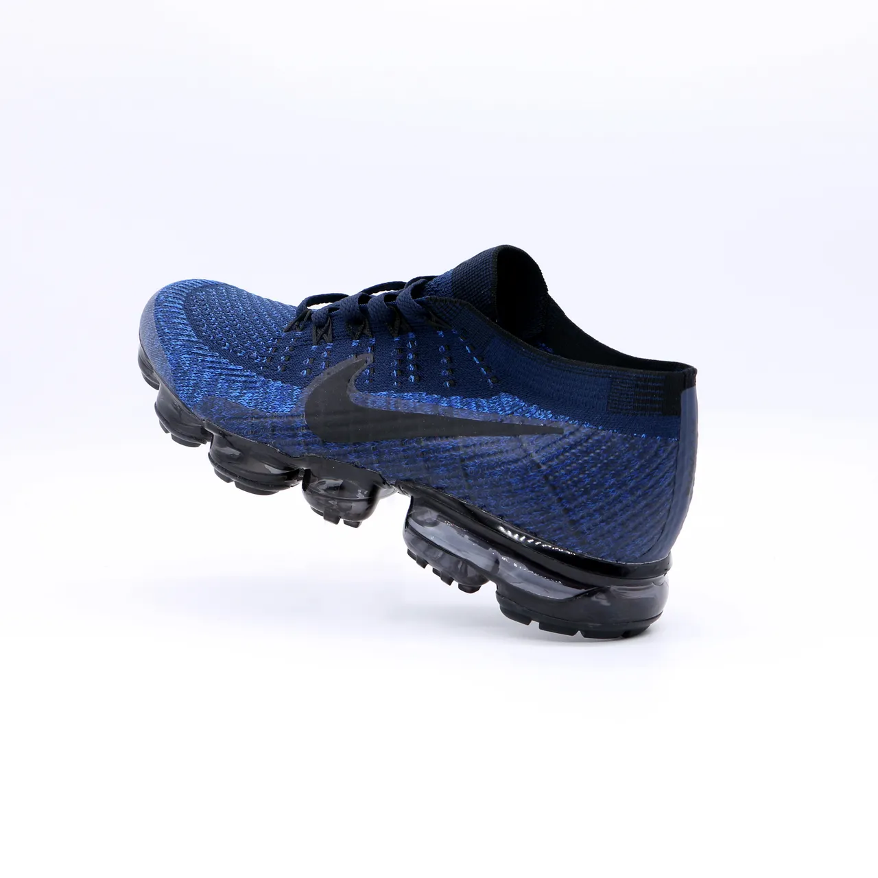 Nike Air VaporMax Flyknit Blue Black Running Shoes 8