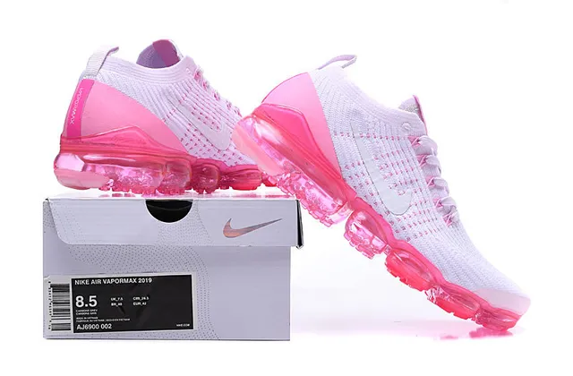 Nike Air VaporMax Chaussures de course roses et lavande 2