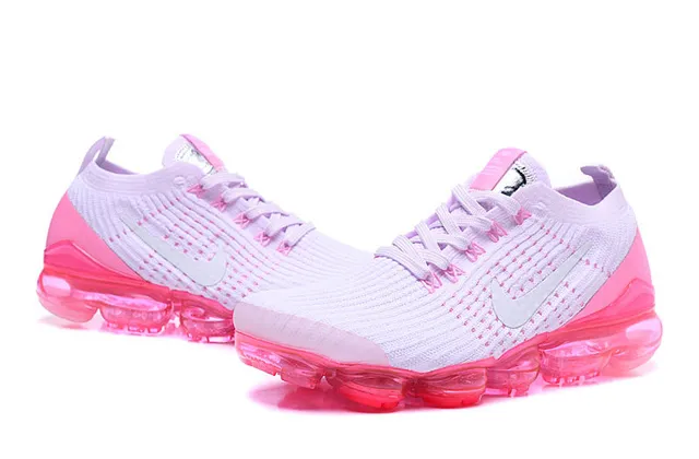 Nike Air VaporMax Chaussures de course roses et lavande 5