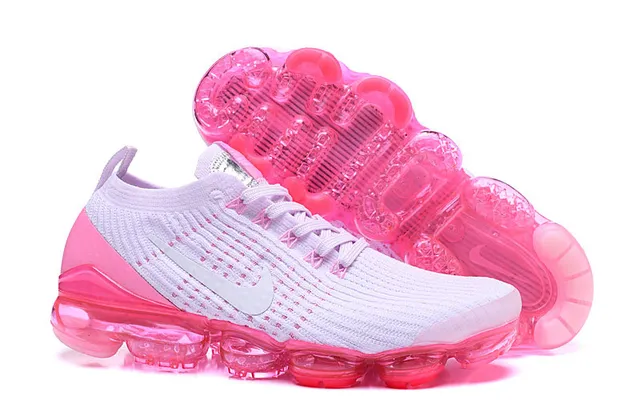 Nike Air VaporMax Chaussures de course roses et lavande 6