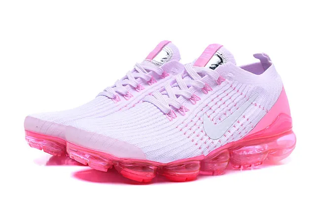 Nike Air VaporMax Chaussures de course roses et lavande 7