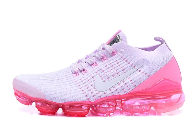 Nike Air VaporMax Chaussures de course roses et lavande 8