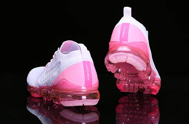 Nike Air VaporMax Chaussures de course roses et lavande 11