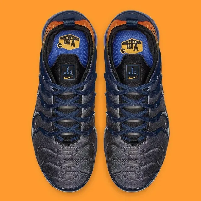 Nike Air VaporMax Plus Navy Purple Orange Gradient Lifestyle Sneakers 4