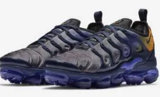 Nike Air VaporMax Plus Navy Purple Orange Gradient Lifestyle Sneakers 7