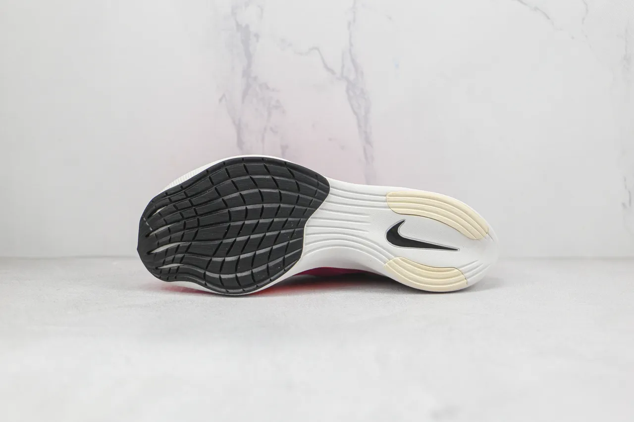 Nike Air Zoom Alphafly Next% Pink Orange Engineered Knit Upper Gradient Midsole Band Running Shoes 8