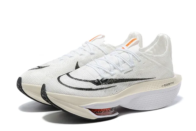 Nike Air Zoom Alphafly White Black Running Shoes 6