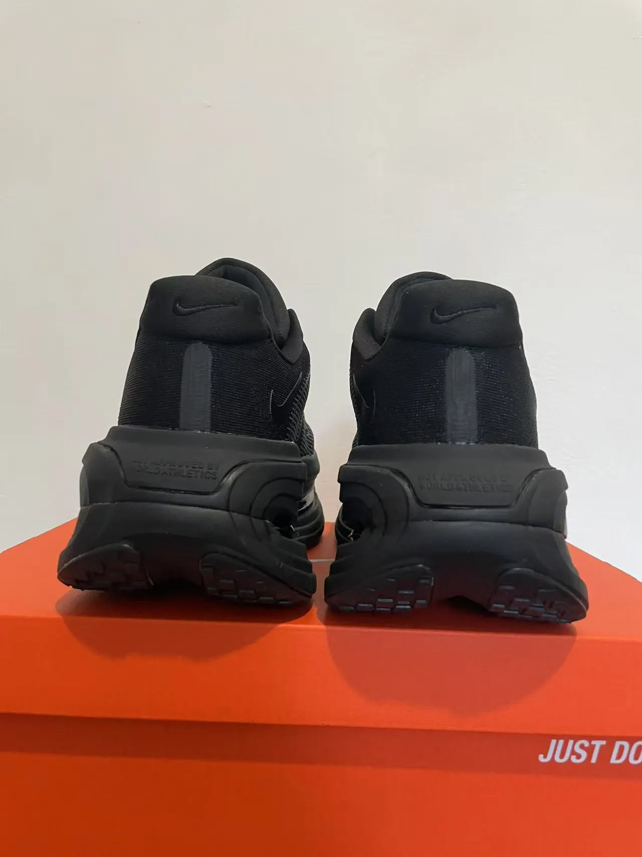 Nike Air Zoom Chaussures de course avec upper noir monocrome en maille 2