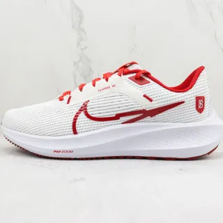 Nike Air Zoom Pegasus 40 Blanc et Rouge Chaussures de Running