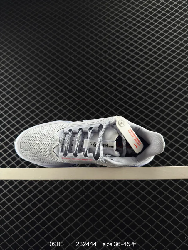 Nike Air Zoom Pegasus Premium Tênis de corrida brancos cinza azul 4