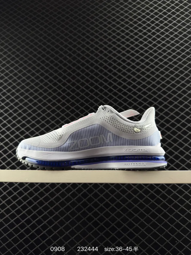 Nike Air Zoom Pegasus Premium Tênis de corrida brancos cinza azul 5