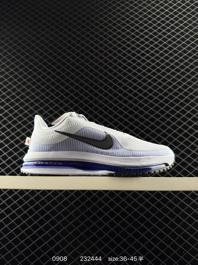 Nike Air Zoom Pegasus Premium Tênis de corrida brancos cinza azul 6