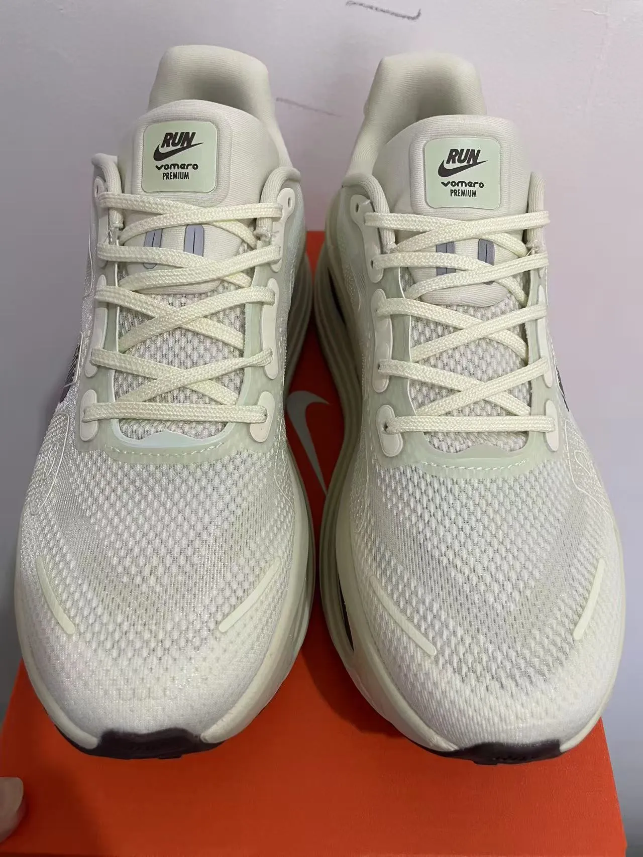 Nike Beige Brown Engineered Mesh Upper Visible Air Zoom Unit Running Shoes 4