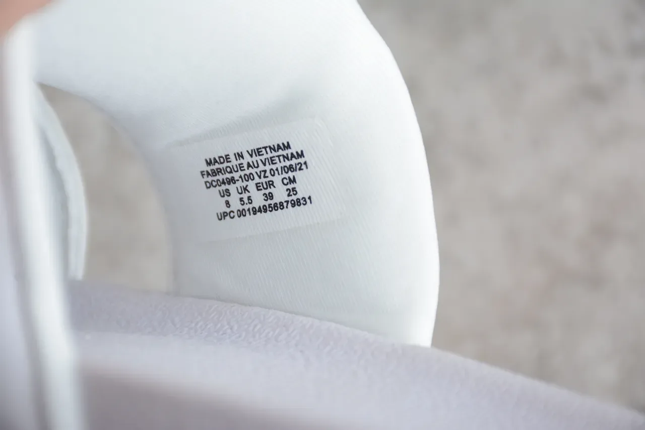 Nike Benassi JDI White Slippers 4