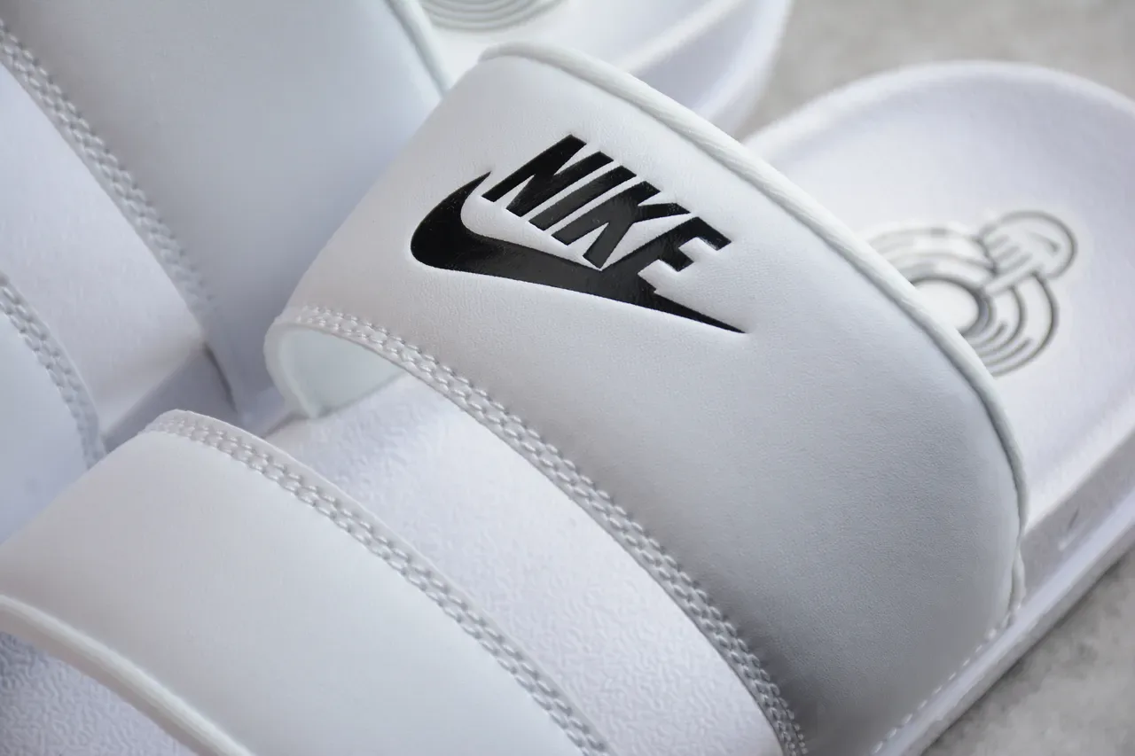 Nike Benassi JDI White Slippers 6