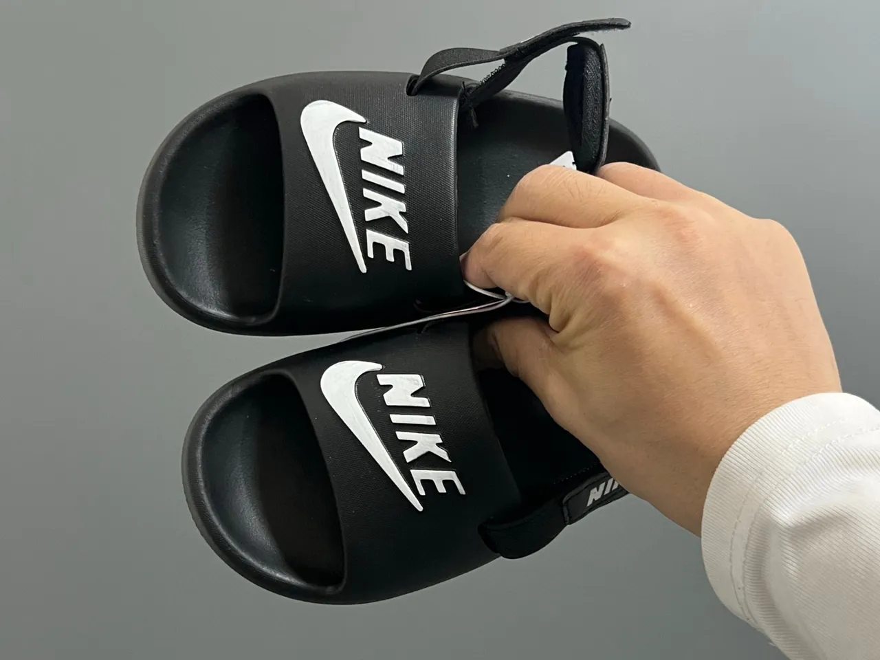 Nike Benassi Slide Black Gold Casual Sandals 16