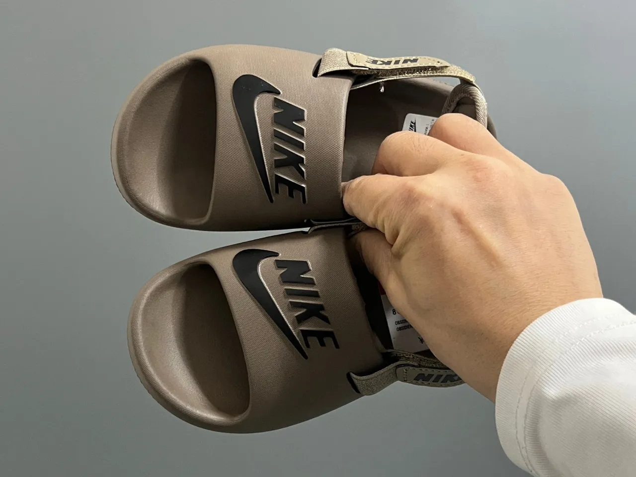 Nike Benassi Slide Black Gold Casual Sandals 22