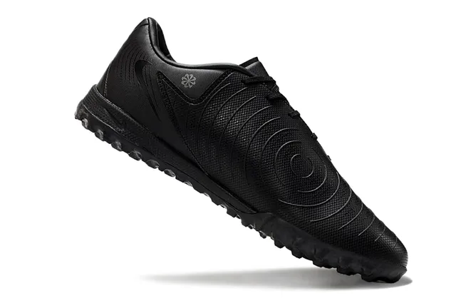 Nike Black Blue Low-Cut Synthetic Upper Turf Soccer Shoes 2