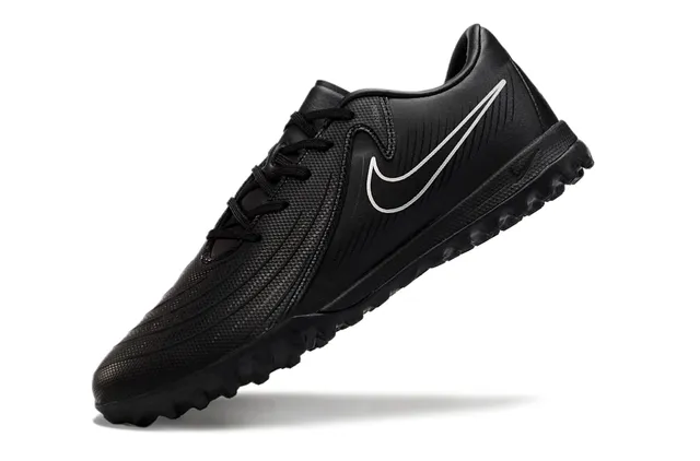 Nike Black Blue Low-Cut Synthetic Upper Turf Soccer Shoes 3
