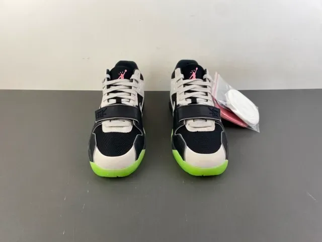Nike Black Green High-Top Dual-Lace System Lifestyle Sneakers 11