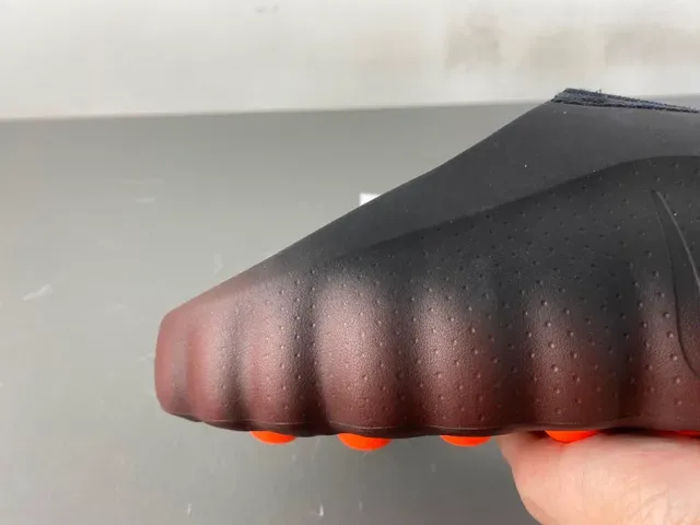Nike Black Orange Slip-On Sculpted Wavy Midsole Sneakers 4