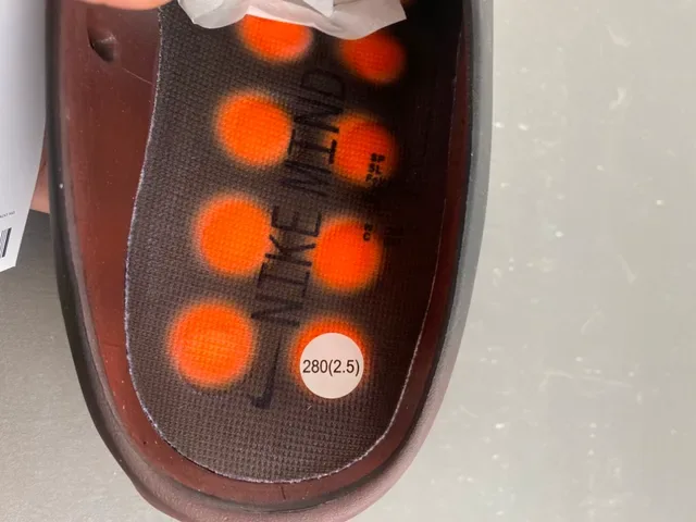 Nike Black Orange Slip-On Sculpted Wavy Midsole Sneakers 9