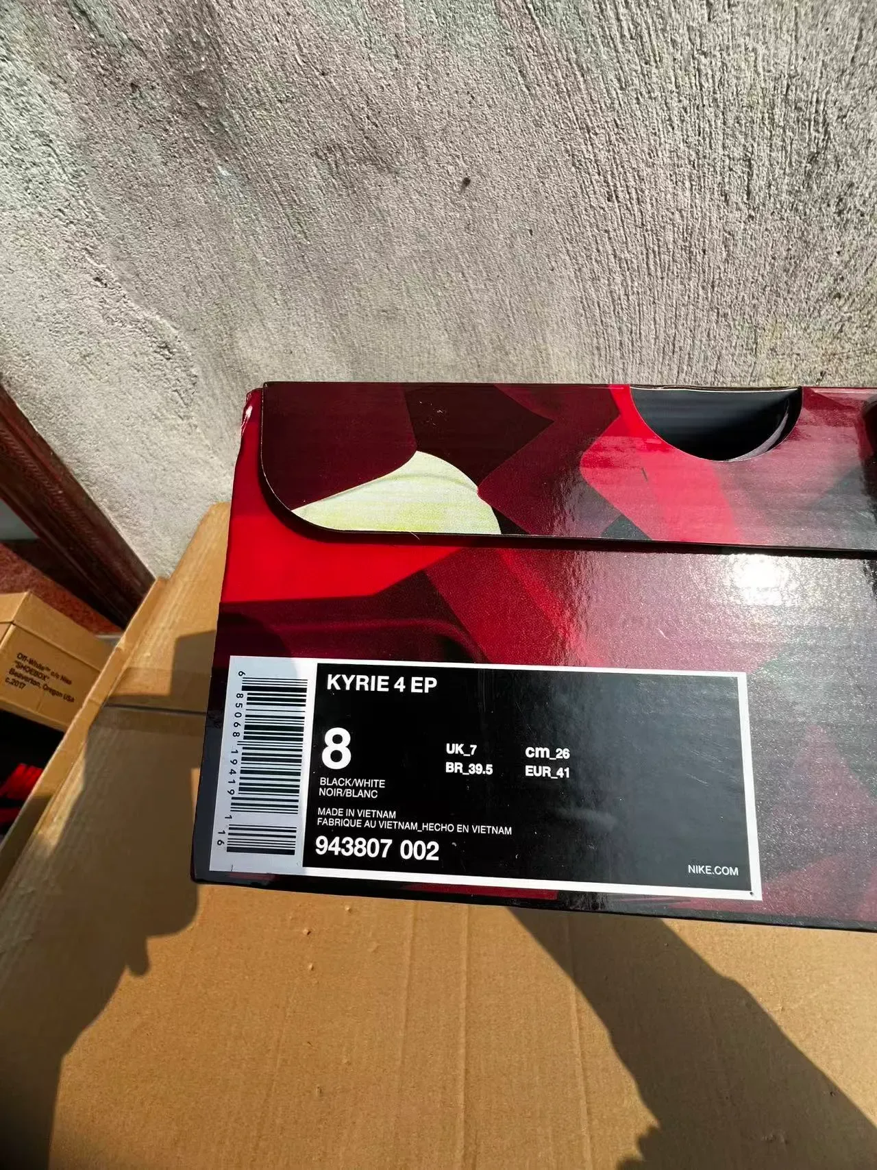 Nike Black White High-Top Segmented Outsole Basketball Shoes 10