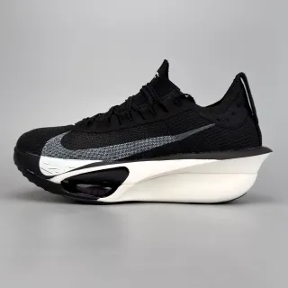 Nike Noir Blanc Knit Upper Asymétrique Midsole Chaussures de course