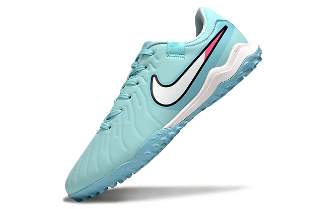 Nike Azul Rosa Low-Cut Sintético Superior Panel Texturizado Construcción Césped Artificial Zapatos de Fútbol 3