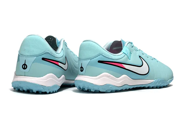Nike Azul Rosa Low-Cut Sintético Superior Panel Texturizado Construcción Césped Artificial Zapatos de Fútbol 5