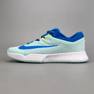 Nike Blue White Mesh Upper Synthetic Cage Overlay Running Shoes