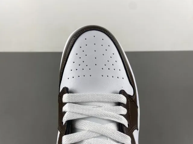 Nike Brown Orange Low-Top चामড়া এবং জাল লাইফস্টাইল স্নিকার্স 5