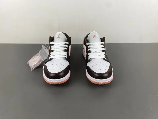 Nike Brown Orange Low-Top चामড়া এবং জাল লাইফস্টাইল স্নিকার্স 11