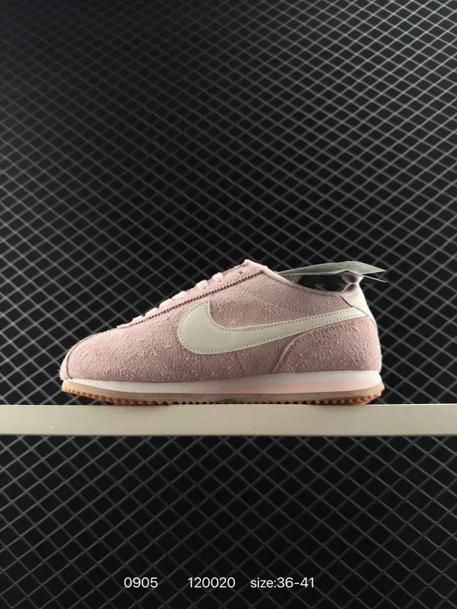 Nike Cortez Dusty Pink Suede Lifestyle Sneakers 5