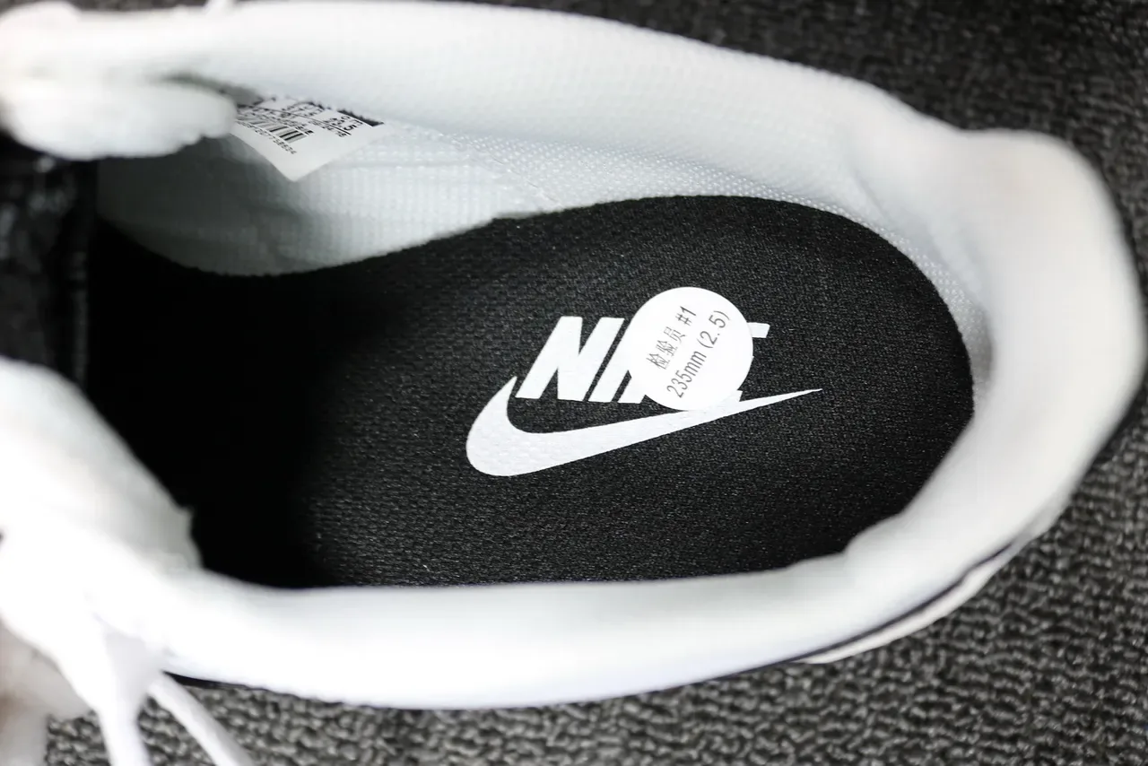 Nike Cortez White Black Lifestyle Sneakers 4