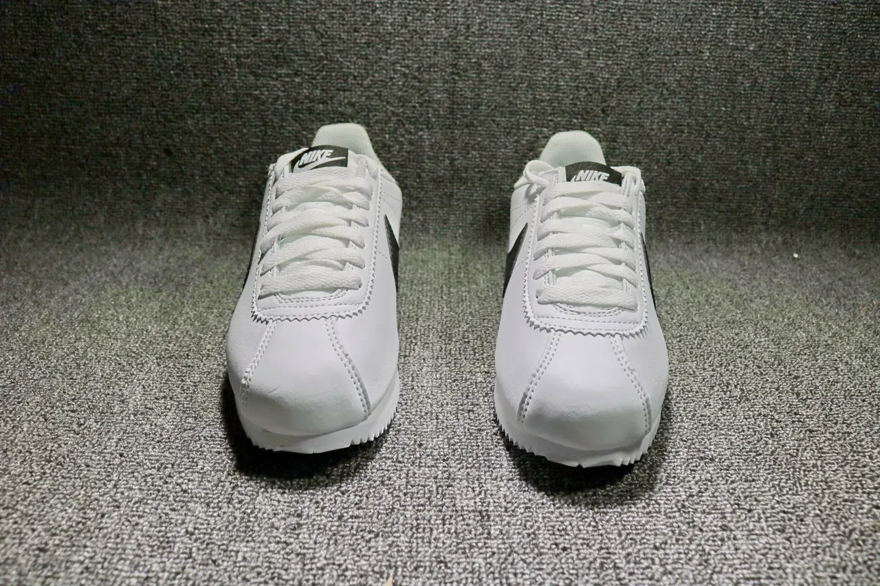 Nike Cortez White Black Lifestyle Sneakers 8