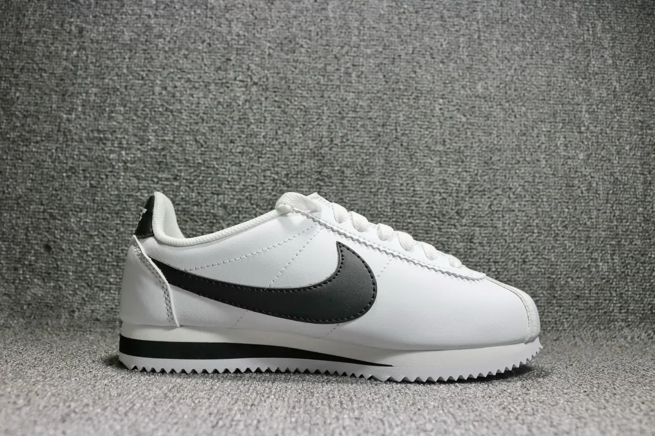 Nike Cortez White Black Lifestyle Sneakers 12
