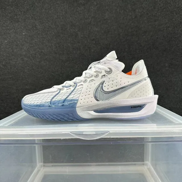 Nike Cosmic Unity White Lake Blue Basketball Shoes 2