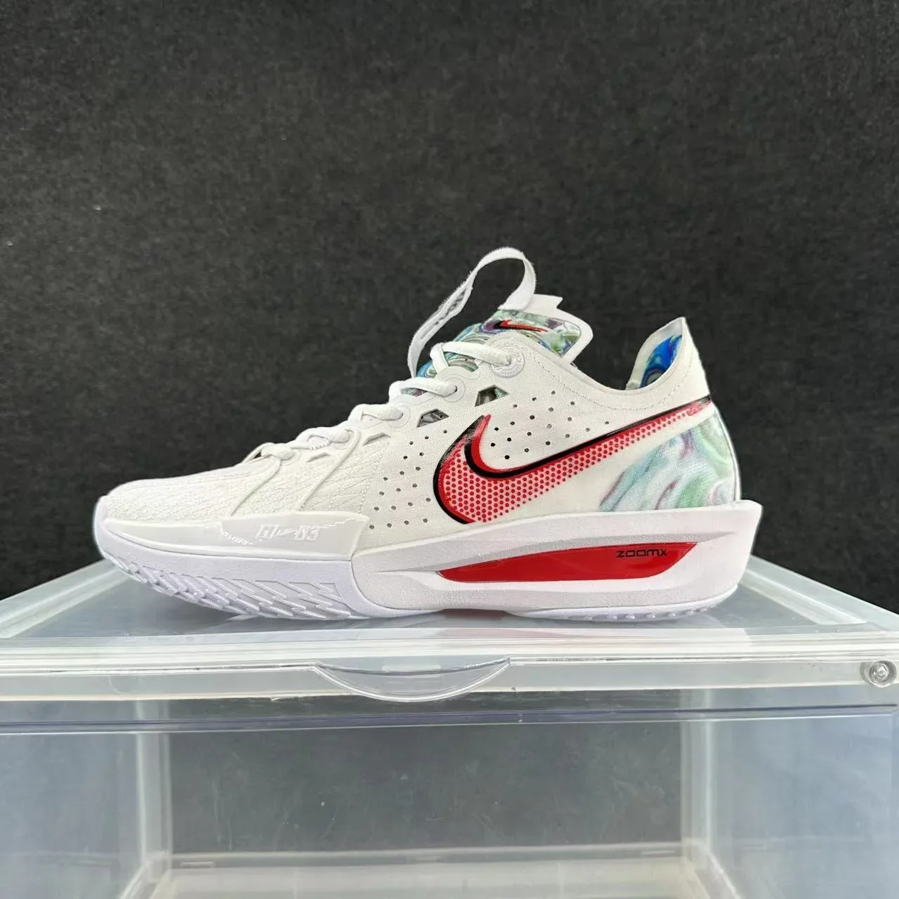 Nike Cosmic Unity White Rainbow Multicolor Lifestyle Sneakers 1