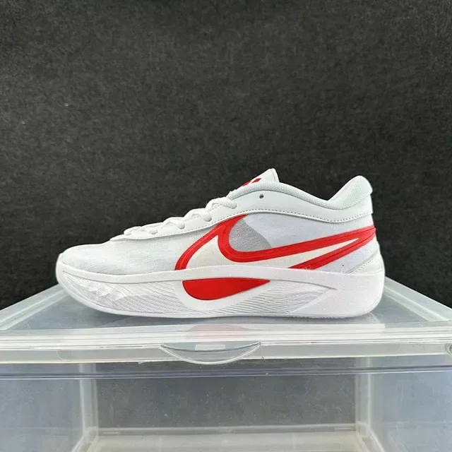 Nike Cosmic Unity White Red Low-Top Textile Upper Lifestyle Sneakers 2
